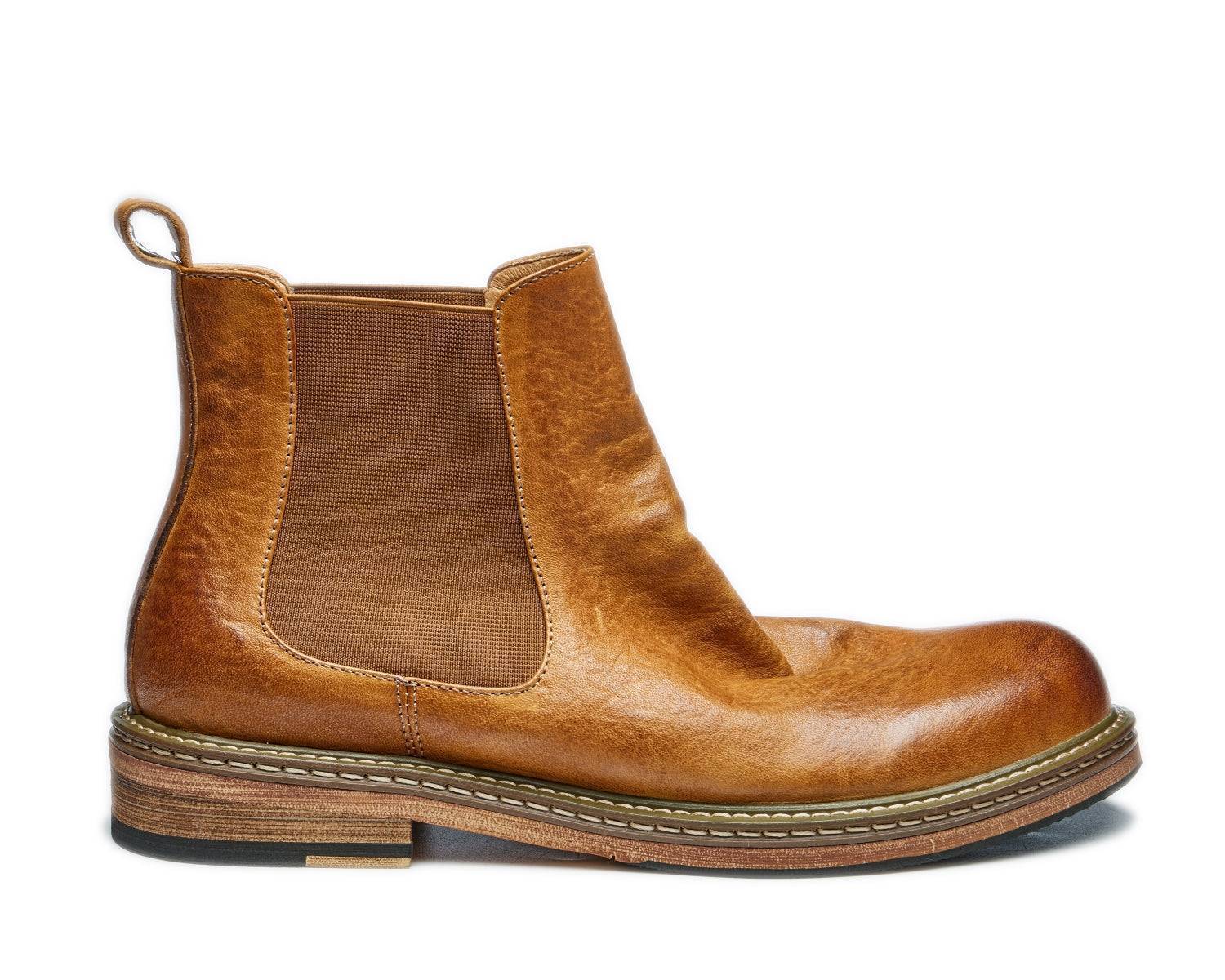 Men's Goodyear Leather Welt Classic Chelsea Boots in various styles including manner, old, and skin designs1