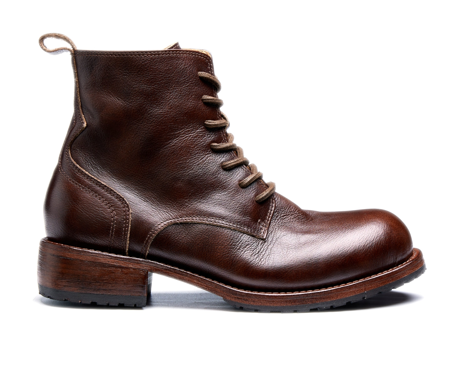 Men's Goodyear welt horsehide full-grain leather washed marten boots11