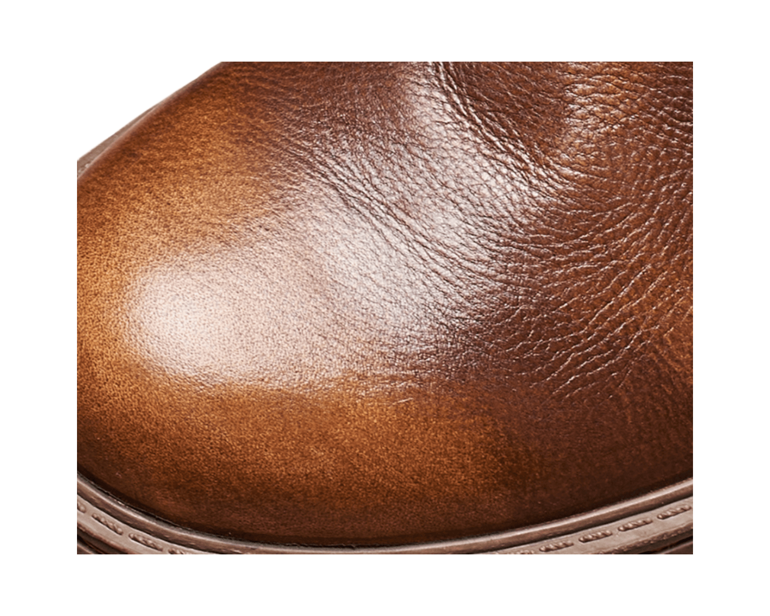 Retro low-cut men's breathable genuine leather business Chelsea boots0