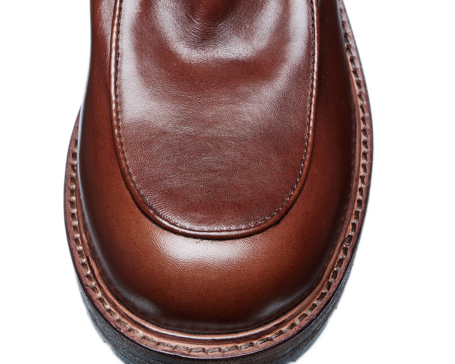 Men's Goodyear welt vintage zipper high top marten boots0