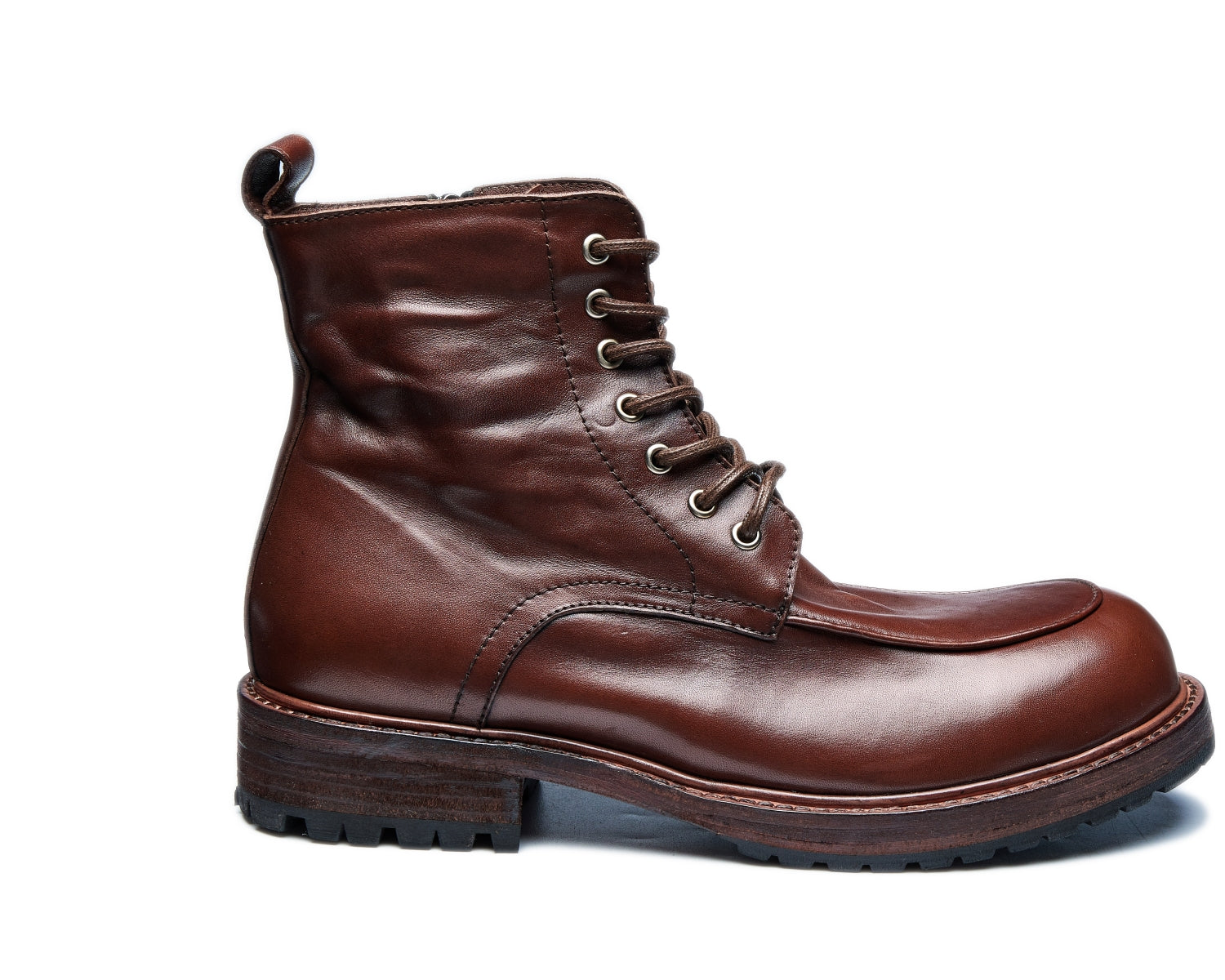 Men's Goodyear welt vintage zipper high top marten boots13