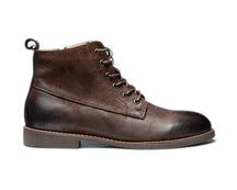 Men's Goodyear Leather Welt Derby Boots With Zipper