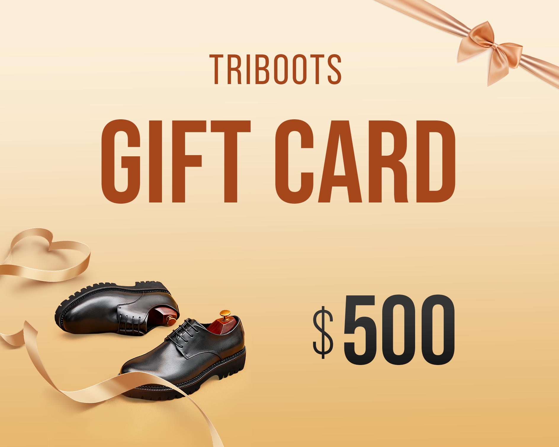 Assorted boots including fashion, vintage, and leather boots with Triboots Gift Card2