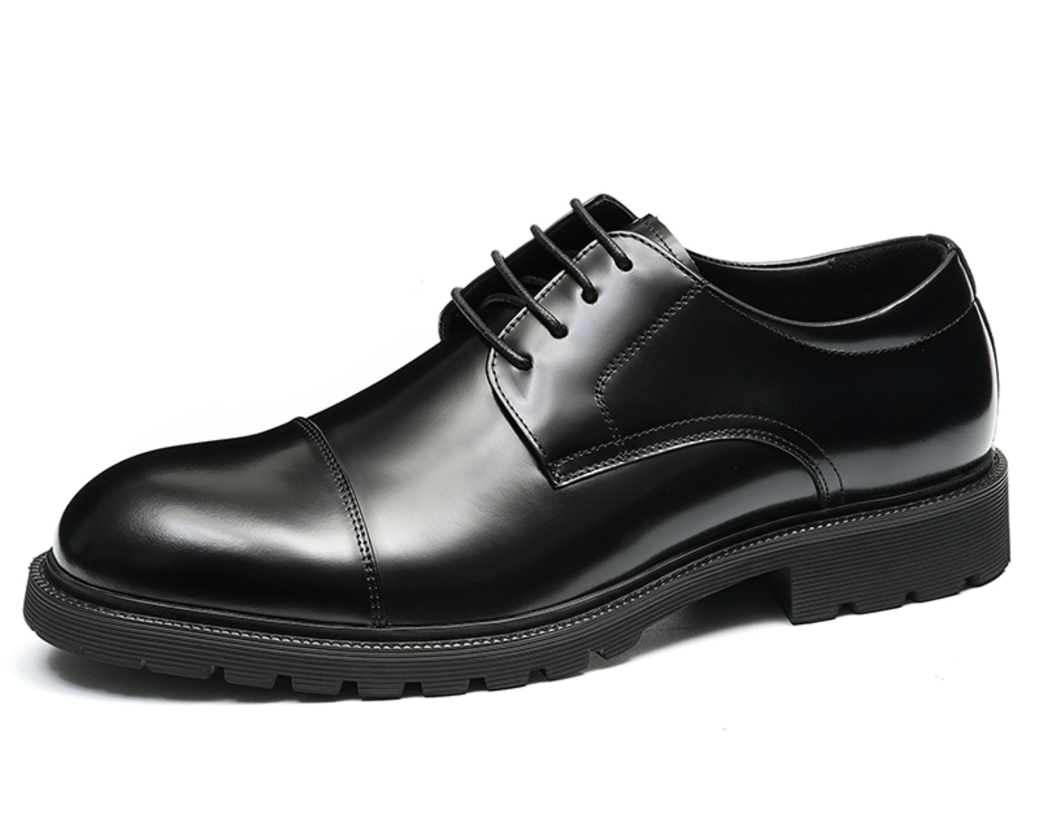 Men's Cap Toe Derby Shoes with Rubber Sole in various styles including manner, old, and skin boots11