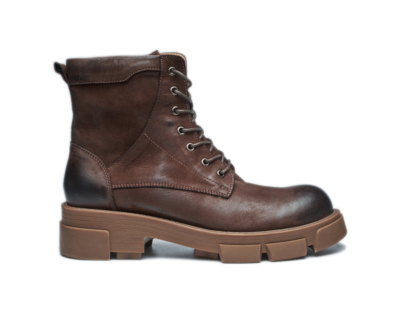 Men's lace-up zipper work boots with lug sole in various styles including manner, old, and skin boots4